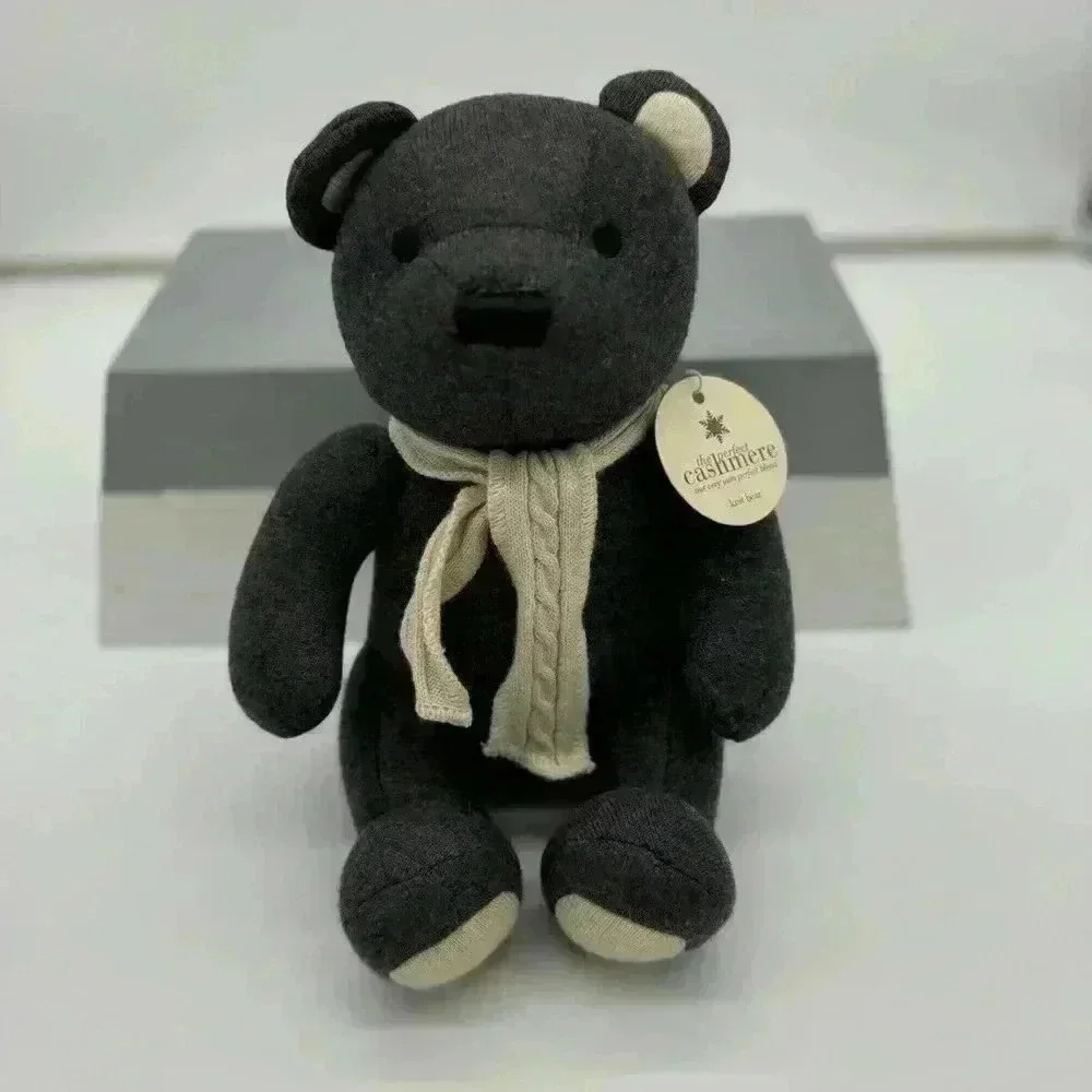 Bath & Body Works Grey Scarf Jointed Bear Plush Stuffed Animal Toy Exclusive 10